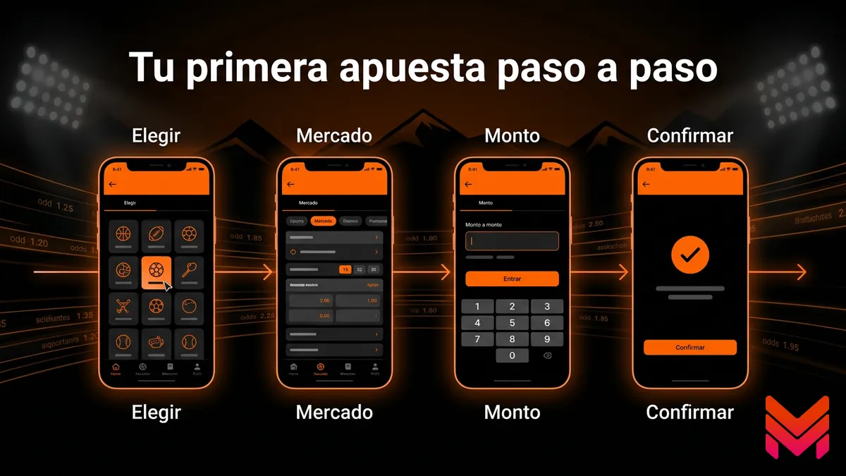 Cómo hacer tu primera apuesta en Betano Chile: pasos desde elegir el deporte hasta confirmar el ticket