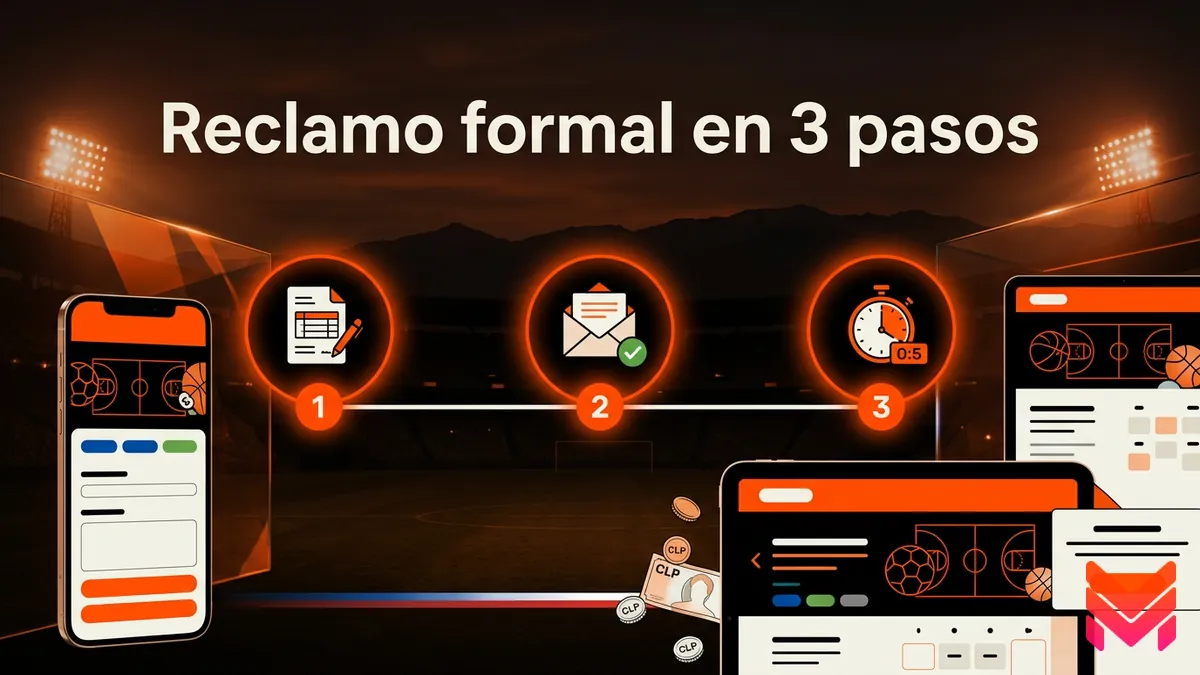 Pasos para presentar un reclamo formal en el servicio al cliente de Betano Chile