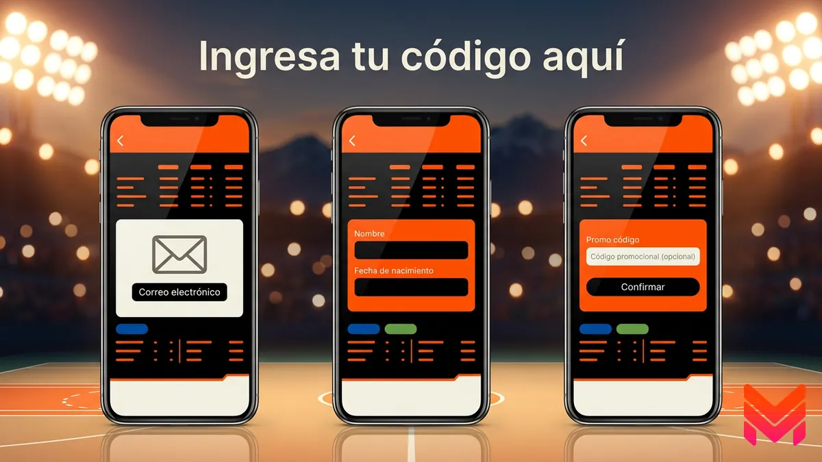 Cómo ingresar el código promocional en el registro de Betano Chile paso a paso